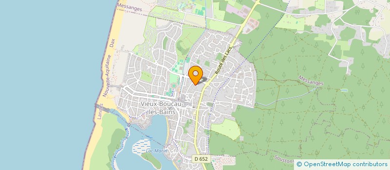 localisation de l'entreprise KRABING  VIEUX-BOUCAU-LES-BAINS