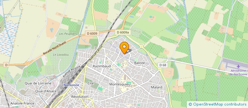 localisation de l'entreprise KRAEMER INVESTISSEMENTS  NARBONNE