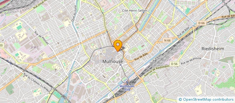 localisation de l'entreprise KRAFFT CHRISTEL SARL à MULHOUSE