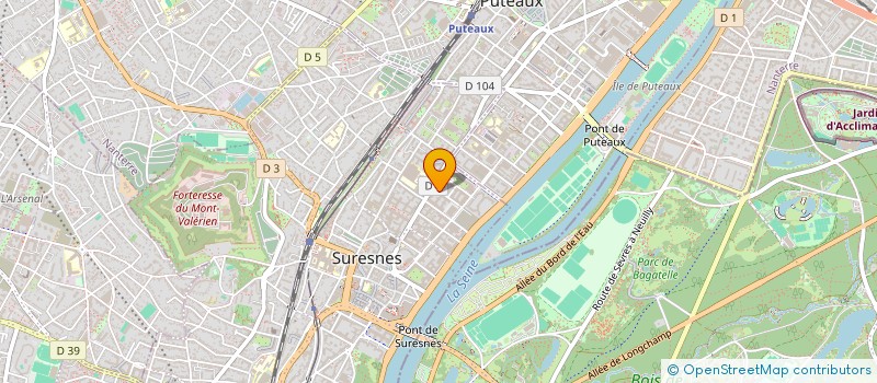 localisation de l'entreprise KRAFT à SURESNES