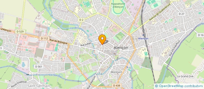 localisation de l'entreprise KRAFT à ALENCON