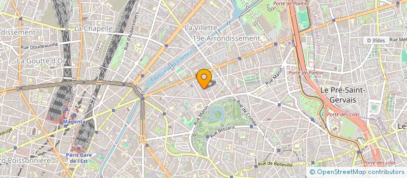 localisation de l'entreprise KRAFT  PARIS