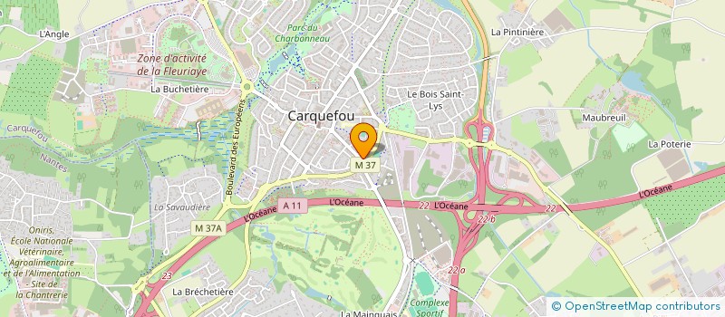localisation de l'entreprise KRAFT KITCH à CARQUEFOU