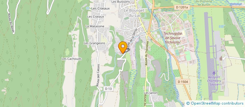 localisation de l'entreprise KRAFT METAL  LE BOURGET-DU-LAC