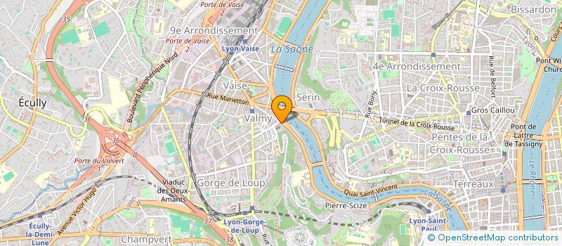 localisation de l'entreprise KRAFT PRODUCTIONS AUDIOVISUEL à LYON