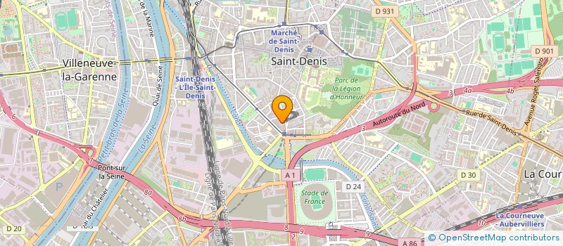 localisation de l'entreprise KRAFT RENOVATION à SAINT-DENIS