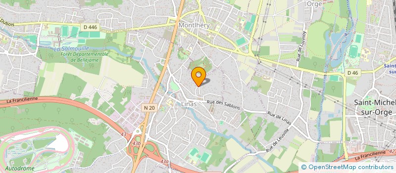 localisation de l'entreprise KRAHB TRANSFERT  LINAS