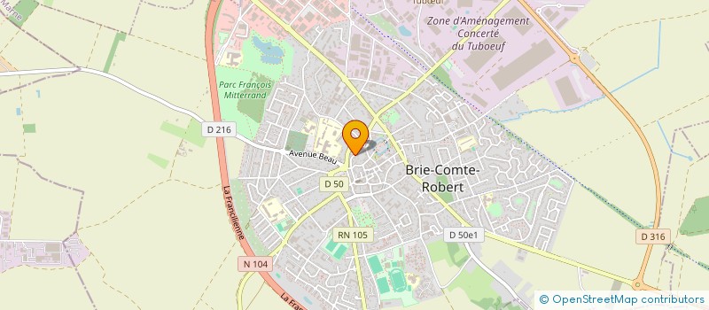 localisation de l'entreprise KRAHENBUHL ET ASSOCIES à BRIE-COMTE-ROBERT