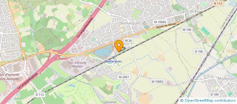 localisation de l'entreprise KRAJEWSKI FROID à BAILLARGUES