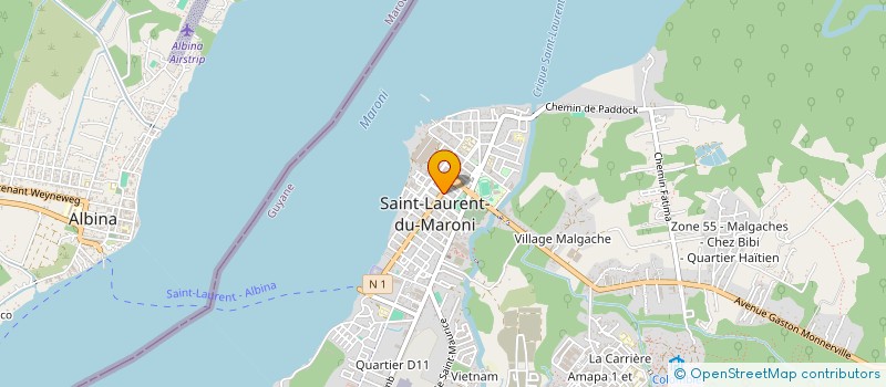 localisation de l'entreprise KRAKEMANTO à SAINT-LAURENT-DU-MARONI