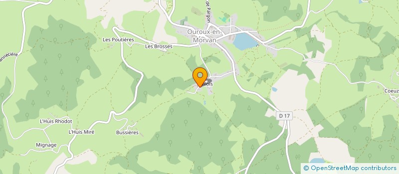 localisation de l'entreprise KRAKEN CONSORT à OUROUX-EN-MORVAN