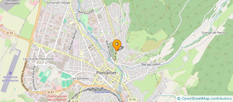 localisation de l'entreprise KRAKEN LAB à PONTARLIER