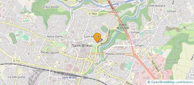 localisation de l'entreprise KRAKENEAU SARL à SAINT-BRIEUC