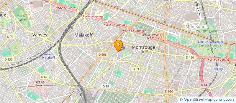 localisation de l'entreprise KRALITSINA  MONTROUGE