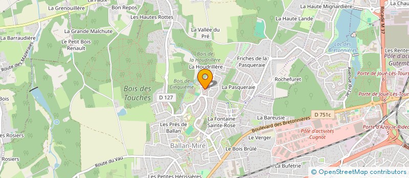 localisation de l'entreprise KRAM RECORDS  BALLAN-MIRE