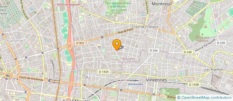 localisation de l'entreprise KRAMER à MONTREUIL