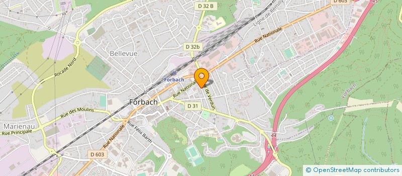 localisation de l'entreprise KRANICH FRANCE à FORBACH