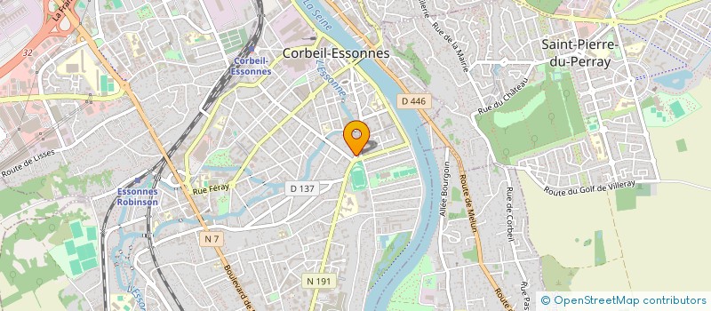 localisation de l'entreprise KRANKENVERSICHERUNG à CORBEIL-ESSONNES