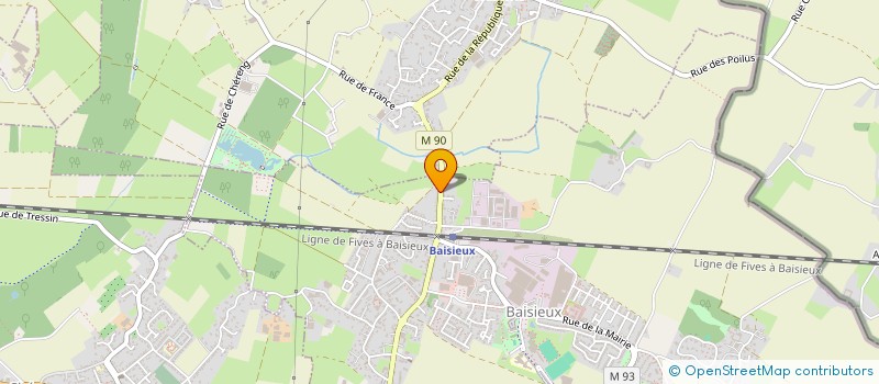 localisation de l'entreprise KRAPAHUTE  BAISIEUX