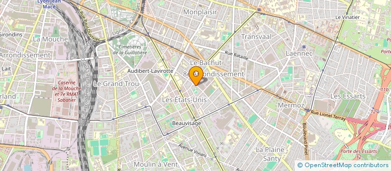 localisation de l'entreprise KRAPAT  MEN'HIR  LYON