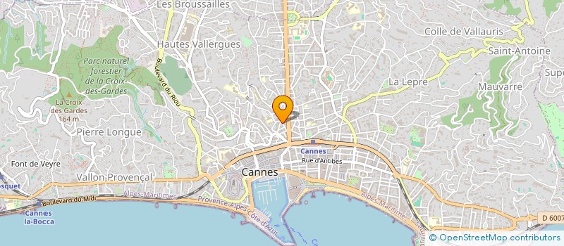 localisation de l'entreprise KRASOWSKI - TULICKA KRASOWSKA INDIVISION à CANNES