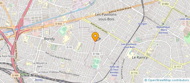 localisation de l'entreprise KRATEO  LES PAVILLONS-SOUS-BOIS