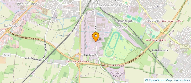 localisation de l'entreprise KRATON CHEMICAL SAS  NIORT