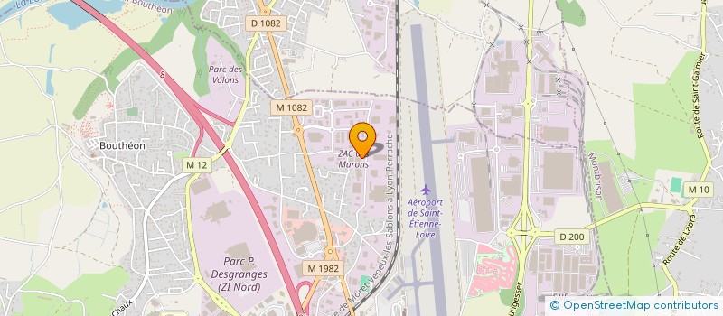 localisation de l'entreprise KRATOS  ANDREZIEUX-BOUTHEON