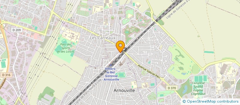 localisation de l'entreprise KRATOS BAT  ARNOUVILLE