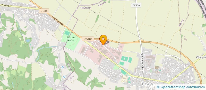 localisation de l'entreprise KRATOS SAFETY à HEYRIEUX