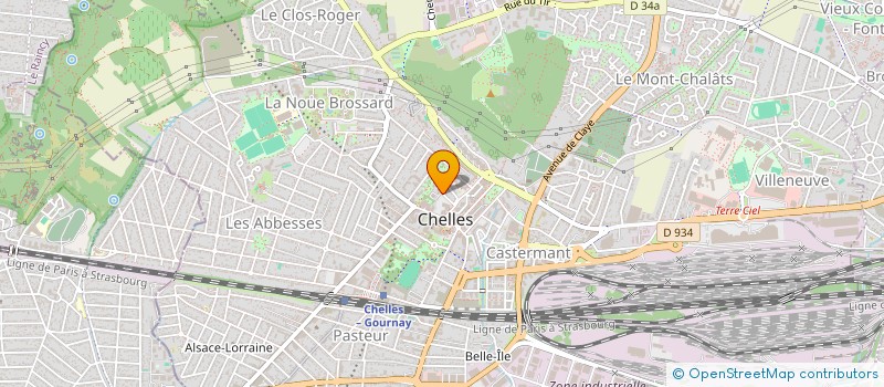 localisation de l'entreprise KRATOS SARL  CHELLES