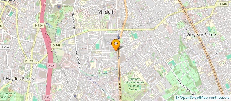 localisation de l'entreprise KRAV MAGA 94 à VILLEJUIF