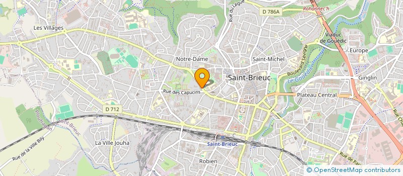 localisation de l'entreprise KRAV MAGA ARMOR à SAINT-BRIEUC
