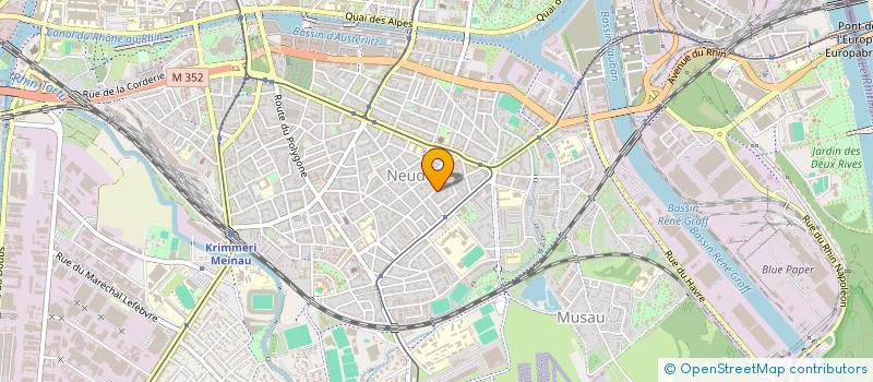 localisation de l'entreprise KRAV-MAGA BAS-RHIN à STRASBOURG