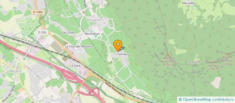 localisation de l'entreprise KRAV MAGA CHIGNIN  CHIGNIN