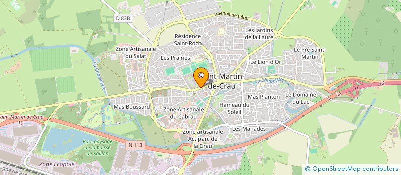 localisation de l'entreprise KRAV MAGA CRAU COACHING SAINT MARTIN DE CRAU à SAINT-MARTIN-DE-CRAU
