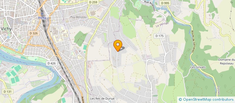 localisation de l'entreprise KRAV MAGA GLOBAL AUVERGNE  LE VERNET