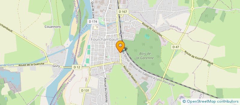 localisation de l'entreprise KRAV MAGA NIEVRE  FOURCHAMBAULT