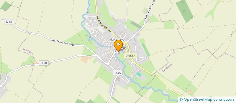 localisation de l'entreprise KRAV MAGA RAPHAEL DUSSENNE SELF DEFENSE HASPRES  HASPRES