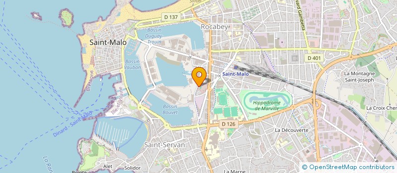 localisation de l'entreprise KRAV MAGA SAINT MALO  SAINT-MALO