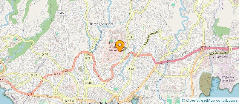 localisation de l'entreprise KRAV MAGA SELF DEFENSE MARTINIQUE  FORT-DE-FRANCE