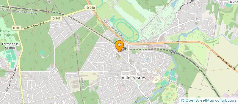 localisation de l'entreprise KRAV MAGA SELF DEFENSE VCS  VILLECRESNES