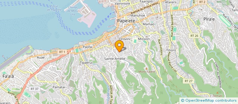 localisation de l'entreprise KRAV MAGA TAHITI à PAPEETE