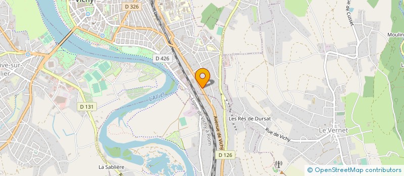 localisation de l'entreprise KRAV MAGA VICHY  VICHY