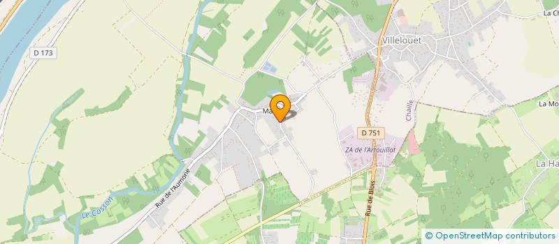 localisation de l'entreprise KRAVEN  CANDE-SUR-BEUVRON