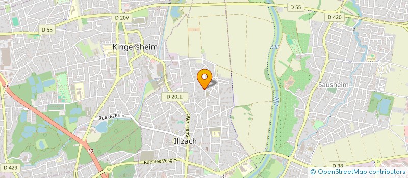 localisation de l'entreprise KRAY  ILLZACH