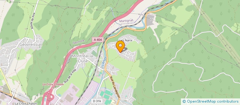 localisation de l'entreprise KRAY  MONTREAL-LA-CLUSE