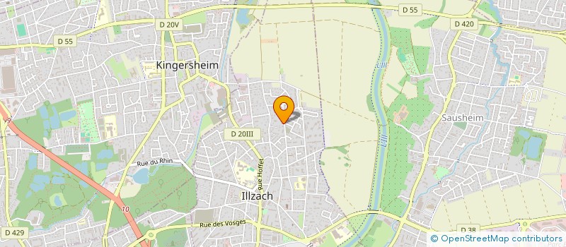 localisation de l'entreprise KRAY HOLDING  ILLZACH