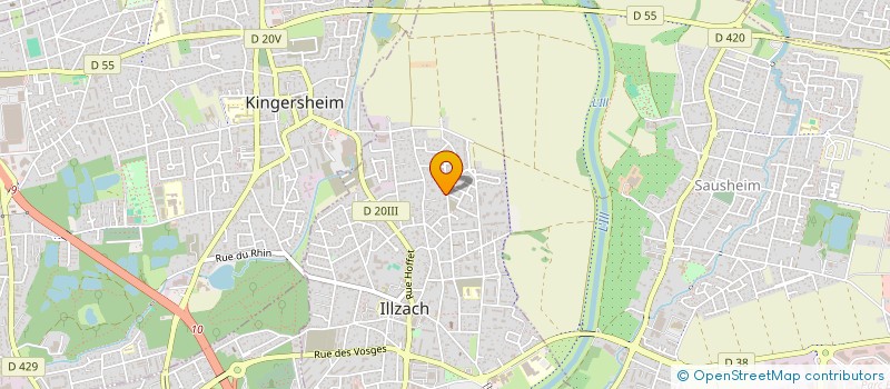 localisation de l'entreprise KRAY IS  ILLZACH