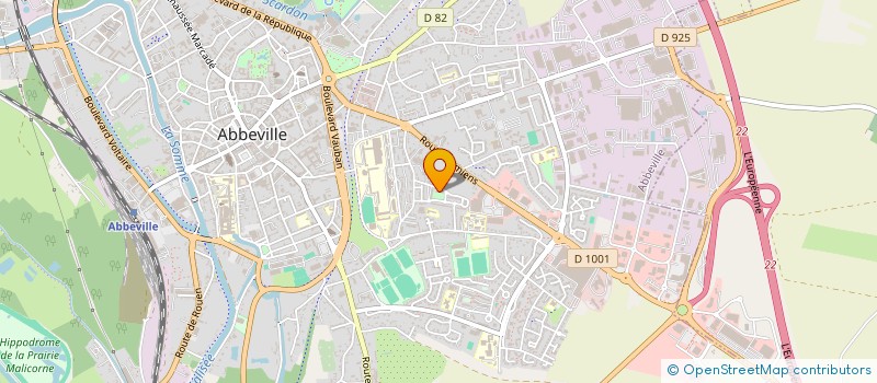 localisation de l'entreprise KRC SYSTEM  ABBEVILLE